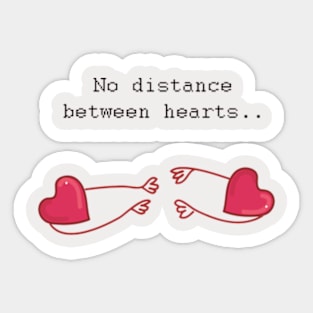 No Difference Between Hearts Sticker